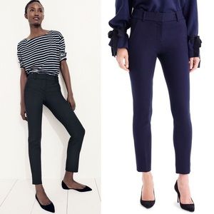 J Crew High Rise Cameron trouser in navy - washable work pant